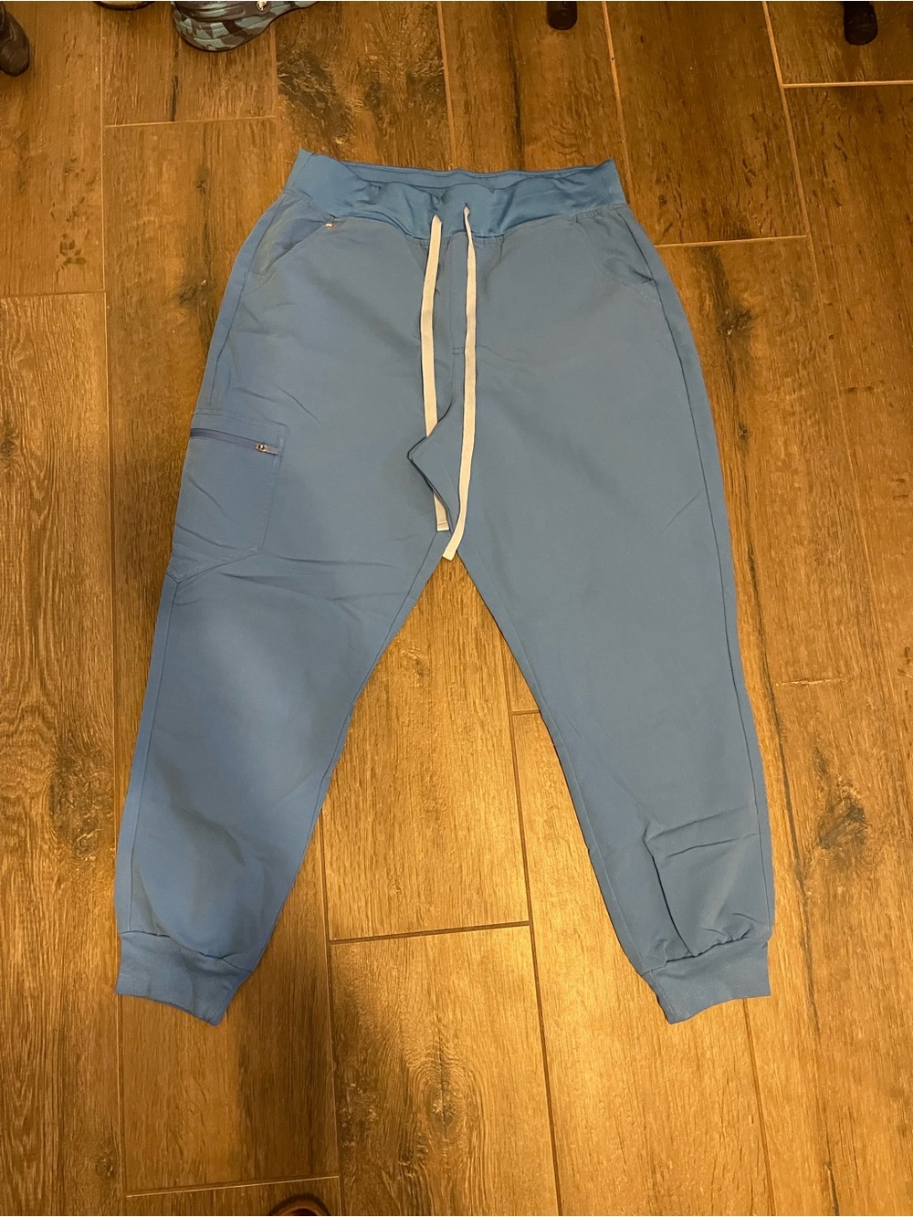 FIGS Zamora 2.0 Jogger Pants Large Petite Capri Blue